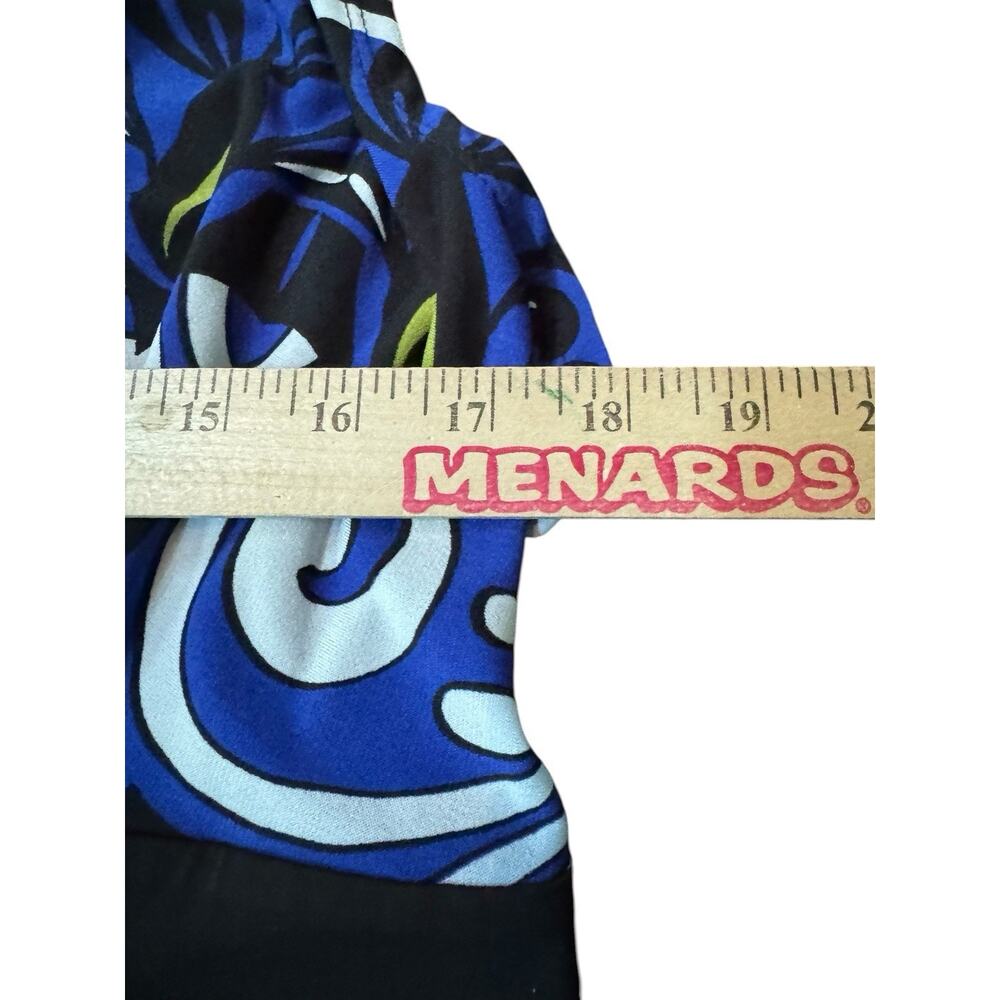 Plus Size 16W Empire Waist Maxi Dress Sleeveless Stretch En Focus Summer Beach - Picture 6 of 7
